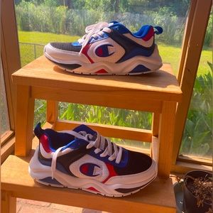 Champion Men’s 93eighteen Block | Red, White, and Blue